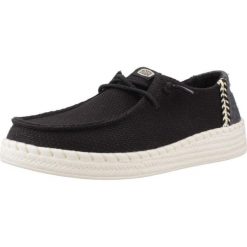 HeyDude Damskie Mokasyny Wendy Espadrille Woven. Białe mokasyny Hey dude, bez wzorów, z materiału. Za 359.00 zł.