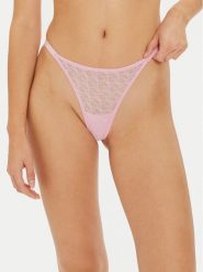 Guess Stringi O3BE18 KBXA0 Różowy. Czerwone stringi Guess, z aplikacjami, z syntetyku. Za 39.99 zł.