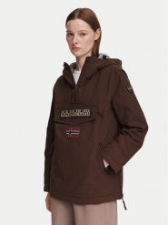 Napapijri Kurtka anorak Rainforest W Pkt 4 NP0A4GM6 Brązowy Regular Fit. Brązowe kurtki Napapijri, s, bez wzorów, z syntetyku, bez kaptura. Za 1,149.00 zł.