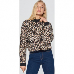 Bluza w panterkę - Wielobarwny. Bluzy marki Cropp. W wyprzedaży za 49.99 zł.