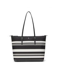 LAUREN RALPH LAUREN Torebka Keaton 431916737033 Czarny. Czarne shopper bag Lauren Ralph Lauren, bez wzorów, z materiału, bez dodatków. Za 459.99 zł.