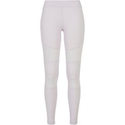Legginsy damskie Urban Classics tech mesh-grandes tailles. Fioletowe legginsy Urban Classics, bez wzorów, z meshu, sportowe. Za 160.00 zł.