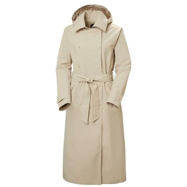 Damska długa kurtka Helly Hansen Avenue Trench. Brązowe kurtki Helly Hansen, s, bez wzorów, z materiału, klasyczne, bez kaptura. Za 931.50 zł.