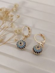 Luja Bijoux Pozłacane kolczyki z cyrkoniami i emalią rozmiar: onesize. Żółte kolczyki Luja Bijoux, z cyrkonią, pozłacane. Za 70.24 zł.