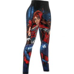 Legginsy fitness długie damskie Smmash Red Mary. Czarne legginsy SMMASH, bez wzorów, sportowe, długie. Za 155.00 zł.