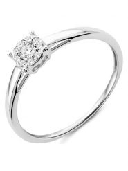 Revoni Złoty pierścionek z diamentem rozmiar: 56. Szare pierścionki Revoni, z diamentem, złote. Za 1,565.99 zł.