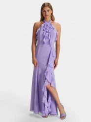 Swing Sukienka wieczorowa 5AG20500 Fioletowy Regular Fit. Fioletowe sukienki Swing, bez wzorów, z syntetyku, wizytowe, bez kołnierzyka, bez ramiączek. Za 609.99 zł.