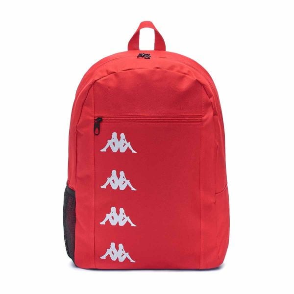 Plecak Kappa Gelia. Czerwone plecaki Kappa, bez wzorów, na ramię, z nadrukiem, bez dodatków. Za 168.00 zł.
