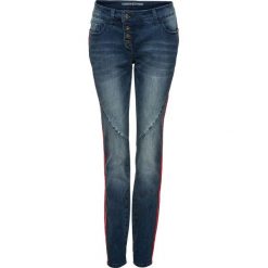 Dżinsy Boyfriend bonprix dirty denim. Niebieskie jeansy bonprix, bez wzorów, z denimu. Za 149.99 zł.