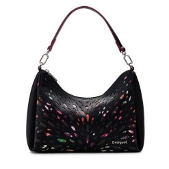 Torebka Desigual. Czarne torebki klasyczne Desigual, bez wzorów, klasyczne, bez dodatków. Za 219.99 zł.