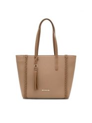 Jenny Fairy Torba MJS-C-040-05 Brązowy. Brązowe shopper bag Jenny Fairy, bez wzorów, ze skóry, bez dodatków. Za 159.99 zł.