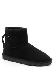 ISLAND BOOT Botki zimowe "Phoebe" w kolorze czarnym rozmiar: 38. Czarne botki Island Boot, bez wzorów, z materiału, bez obcasa, bez zapięcia. Za 151.17 zł.