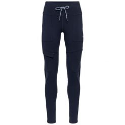 Damskie legginsy Kari Traa Anelie. Niebieskie legginsy Kari Traa, bez wzorów, z dresówki, sportowe, długie. Za 397.00 zł.
