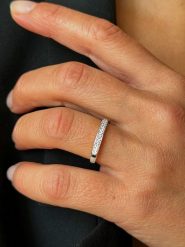 OR Carats Złoty pierścionek z diamentami rozmiar: 52. Szare pierścionki OR Carats, z diamentem, złote. Za 1,544.99 zł.