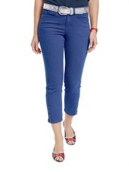 Heine Spodnie w kolorze niebieskim rozmiar: 46. Niebieskie spodnie materiałowe Heine, bez wzorów, z materiału, klasyczne. Za 113.99 zł.