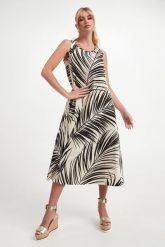 Sukienka we wzór Citrato MAX MARA STUDIO. Sukienki Max Mara Studio, bez wzorów, bez kołnierzyka, bez ramiączek. W wyprzedaży za 1,066.92 zł.