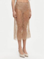 Herskind Spódnica midi 5575209 Beżowy Regular Fit. Brązowe spódnice Herskind, bez wzorów, z syntetyku, midi. Za 1,029.00 zł.