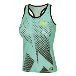 Koszulka do biegania damska bez rękawów EXTREME HOBBY HALFTONE. Zielone bielizna termoaktywna damska EXTREME HOBBY, bez wzorów, z elastanu, bez ramiączek, do biegania. Za 119.00 zł.