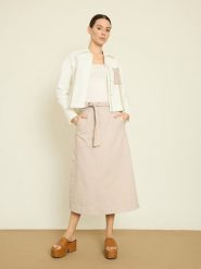 BGN Spódnica w kolorze beżowym rozmiar: 34. Brązowe spódnice BGN, na co dzień, bez wzorów, z tkaniny, maxi, proste. Za 121.99 zł.