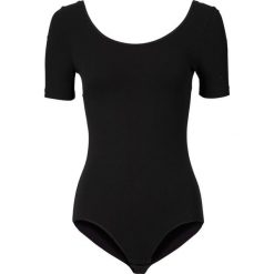 Body z krótkim rękawem, z bawełny. Białe body i gorsety bonprix, bez wzorów, z bawełny, bez ramiączek. Za 67.99 zł.