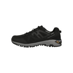 Buty trekkingowe Endurance Hansou Vibram WP. Czarne buty trekkingowe Endurance, bez wzorów, bez zapięcia, trekkingowe. W wyprzedaży za 355.00 zł.