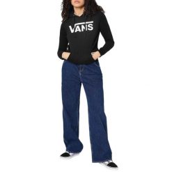 Bluza sportowa damska Vans classic v boyfriend fit. Czarne bluzy z kapturem Vans, l, bez wzorów, z bawełny, z kapturem. Za 436.00 zł.