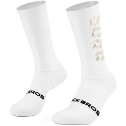 Skarpetki rowerowe dla dorosłych kompresyjne Rockbros RB9006 aero. Białe skarpetki ROCKBROS, bez wzorów. Za 69.00 zł.