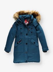 CANADA weather gear Parka w kolorze granatowym rozmiar: 140-152. Niebieskie płaszcze CANADA weather gear, bez wzorów, bez kaptura. Za 173.99 zł.