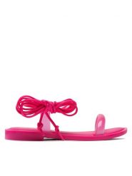 Melissa Sandały Dare Strap + Camila Coutinho 33656 Różowy. Czerwone sandały Melissa, bez wzorów, z tworzywa sztucznego, bez obcasa, na płaskiej podeszwie, bez zapięcia. Za 299.99 zł.