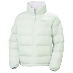 Damska kurtka puchowa Helly Hansen YU 23. Zielone kurtki Helly Hansen, bez wzorów, z puchu, eleganckie, bez kaptura. Za 770.00 zł.