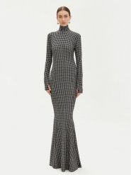NORMA KAMALI Sukienka wieczorowa KK3243PL251657 Szary Slim Fit. Szare sukienki Norma Kamali, s, bez wzorów, z syntetyku, wizytowe, bez kołnierzyka, bez ramiączek. Za 1,189.00 zł.
