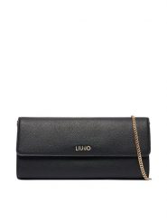 Liu Jo Torebka AF6042 E1019 Czarny. Czarne kopertówki Liu Jo, bez wzorów, ze skóry, wizytowe, bez dodatków. Za 379.99 zł.