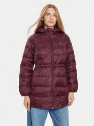 Levi's® Kurtka puchowa A8525-0001 Bordowy Regular Fit. Czerwone kurtki s, bez wzorów, z puchu, bez kaptura. Za 289.99 zł.
