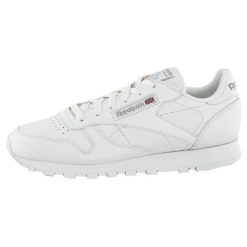 Buty do chodzenia damskie Reebok Classic Leather. Białe buty do biegania Reebok, bez wzorów, z materiału, bez zapięcia, do biegania, reebok classic. Za 405.00 zł.