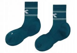 Skarpety tenisowe Diadora Socks Court. Zielone skarpetki Diadora, bez wzorów, z elastanu. Za 54.99 zł.