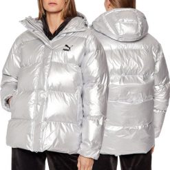 Kurtka zimowa damska Puma 589584 10. Szare kurtki Puma, na zimę, bez wzorów, bez kaptura. Za 399.00 zł.