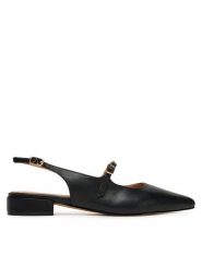 Sergio Bardi Baleriny WYL4078-1Z-SB Czarny. Czarne baleriny Sergio Bardi, bez wzorów, ze skóry, bez obcasa, bez zapięcia. Za 279.99 zł.