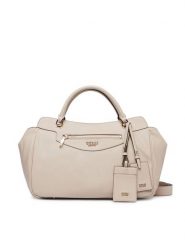 Guess Torebka Antonia HWBG21 83060 Kremowy. Białe torebki klasyczne Guess, z aplikacjami, ze skóry, bez dodatków. Za 674.99 zł.