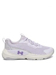 Under Armour Buty na siłownię Ua W Dynamic Select 3026609-500 Fioletowy. Fioletowe buty treningowe Under Armour, bez wzorów, z materiału, bez zapięcia, na fitness i siłownię. Za 319.99 zł.