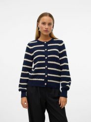 Vero Moda Kardigan w kolorze granatowym rozmiar: M. Niebieskie swetry Vero Moda, m, bez wzorów, bez ramiączek. Za 114.44 zł.