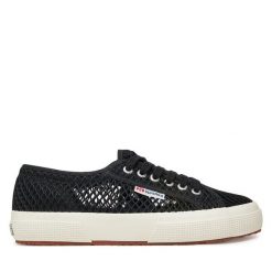 Tenisówki Superga. Czarne trampki Superga, bez wzorów, bez zapięcia. Za 239.99 zł.
