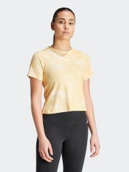 Adidas Koszulka sportowa "Train Essentials" w kolorze żółtym rozmiar: S. Żółte t-shirty sportowe adidas, s, bez wzorów, z materiału, bez ramiączek, outdoorowe. Za 74.99 zł.