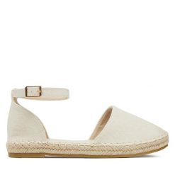 Espadryle DeeZee. Brązowe espadryle DeeZee, bez wzorów, bez obcasa. Za 119.99 zł.