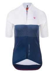 Radvik Koszulka funkcyjna w kolorze granatowo-białym rozmiar: L. Białe t-shirty sportowe RADVIK, l, bez wzorów, z materiału, bez ramiączek, outdoorowe. Za 100.04 zł.