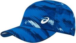 Czapka z daszkiem ASICS GRAPHIC PERFORMANCE CAP 3043A068-400. Niebieskie czapki z daszkiem ASICS, bez wzorów, z materiału, sportowe. Za 90.00 zł.