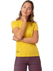 LaMunt Koszulka funkcyjna "Alexandra" w kolorze żółtym rozmiar: 42. Żółte t-shirty sportowe LaMunt, bez wzorów, z materiału, bez ramiączek, outdoorowe. Za 173.99 zł.