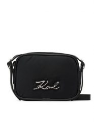 KARL LAGERFELD Torebka A3W32092 Czarny. Czarne listonoszki KARL LAGERFELD, bez wzorów, ze skóry, bez dodatków. Za 489.99 zł.