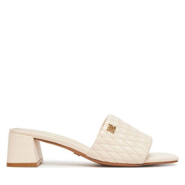 Klapki Nine West. Brązowe klapki Nine West, bez wzorów, bez obcasa, bez zapięcia. Za 125.99 zł.