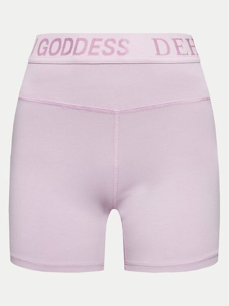 Deha Szorty sportowe A00115 Fioletowy Skinny Fit. Fioletowe szorty sportowe Deha, bez wzorów, z bawełny, na jogę i pilates. Za 159.99 zł.