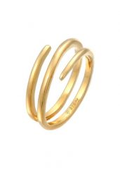 Elli Damski Statement filigranowy zawijany w srebrze 925 Sterling Silver Pierścionki 1 ct. Szare pierścionki Elli, srebrne. Za 293.99 zł.